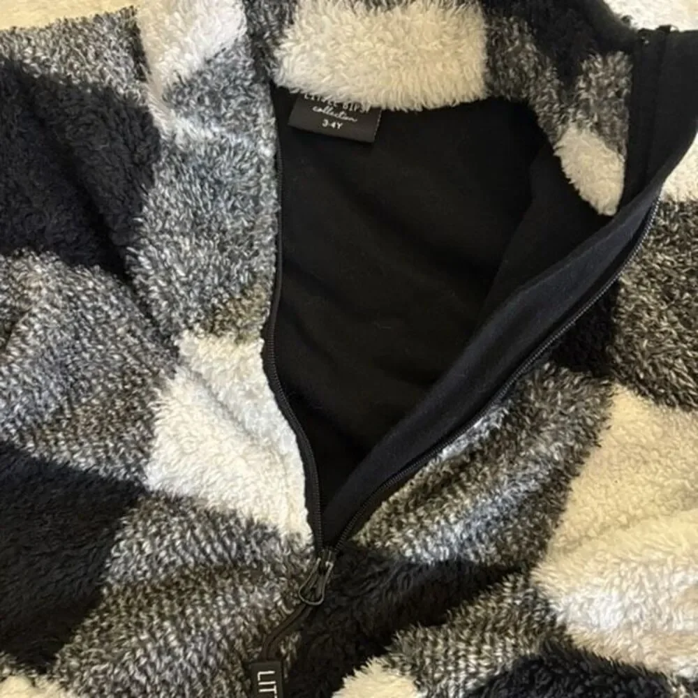 Little Bipsy Sherpa pullover toddler size 3/4